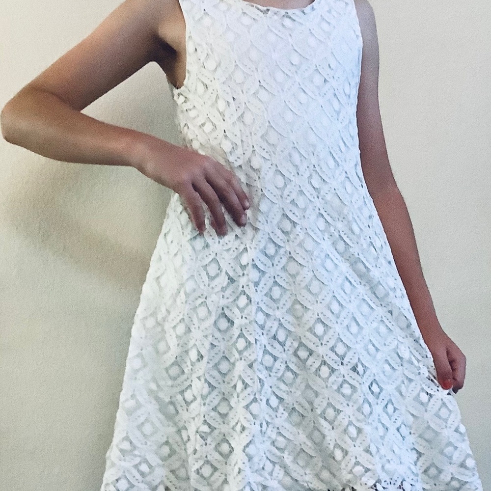 Beachy White Formal Dress